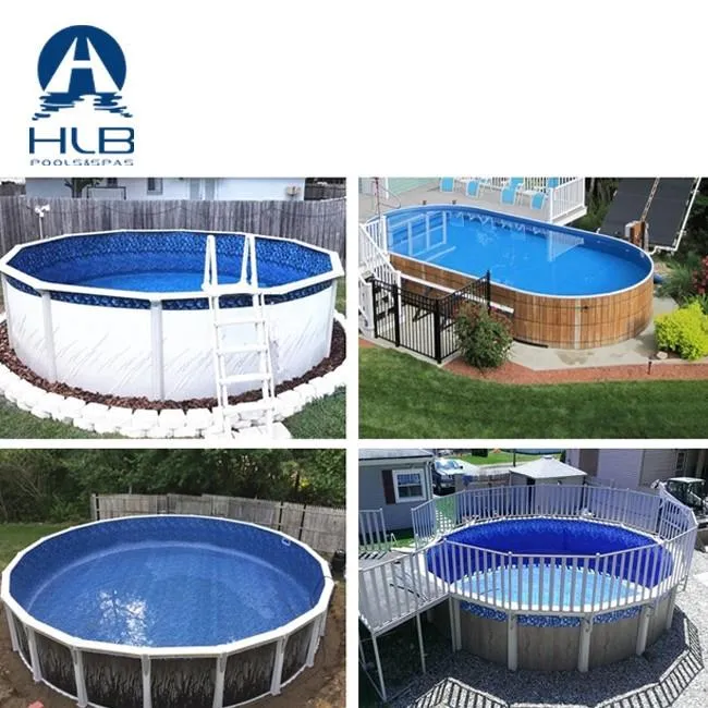 beautiful Overlap Pool Liner