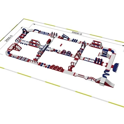 جزیره شناور بادی Splash Park برای فروش 50x25m